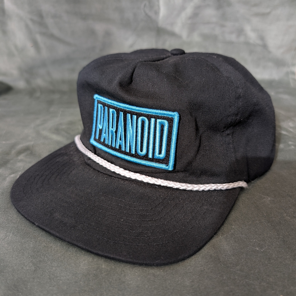 Paran Black Cap with Green and Blue Logo